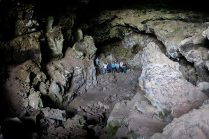 Visite d'une grotte